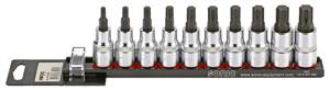 Bitdopset 1/2", Ribe 10-dlg. op rail 301008