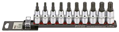 Bitdopset 1/2", Ribe 10-dlg. op rail 301008
