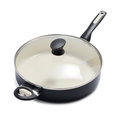 Rio Black Hapjespan met deksel 30 cm