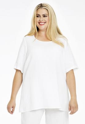 Yoek Tuniek flare | Wit | Maat 46/48