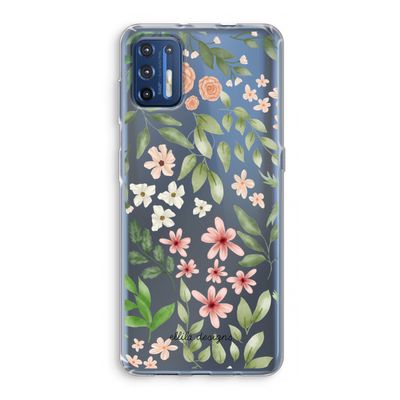 Botanical sweet flower heaven: Motorola Moto G9 Plus Transparant Hoesje
