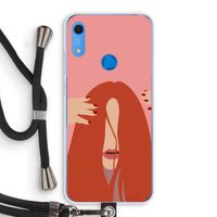 Woke up like this: Huawei Y6s Transparant Hoesje met koord