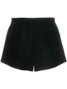 Reformation short Mila en lin - Noir