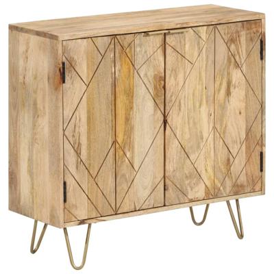 Dressoir 80x30x75 cm massief mangohout