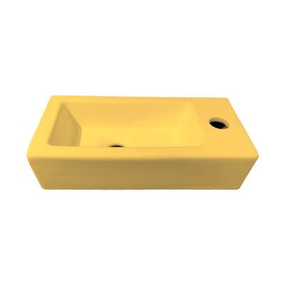 Fontein Best Design Morrano 37x18x9 cm Rechts Mat Geel