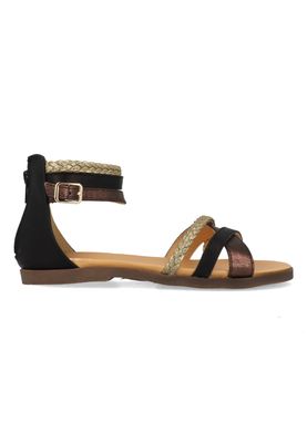 Bullboxer Sandalen ALM013F1S_ROSE Zwart maat
