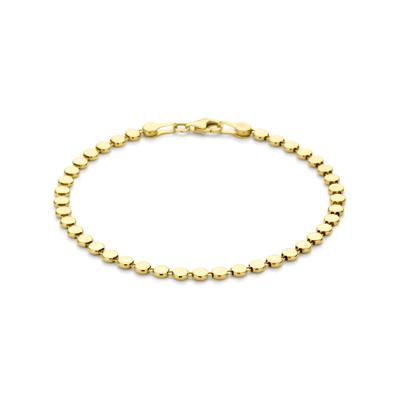 14k Geelgouden Schakelarmband 3,6 mm - 18,5 cm met Karabijnsluiting