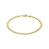 14k Geelgouden Schakelarmband 3,6 mm - 18,5 cm met Karabijnsluiting