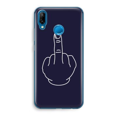 F**k U: Huawei P20 Lite Transparant Hoesje F**k U: Huawei P20 Lite Transparant Hoesje