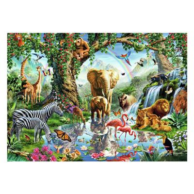 Ravensburger Legpuzzel avonturen in de jungle, 1000st.
