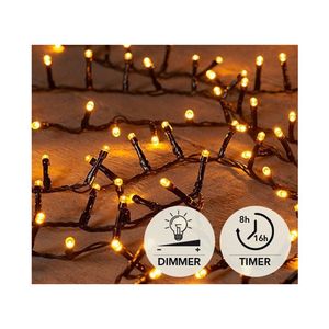 Anna's Collection Kerstverlichting - 20 m - warm wit - 900 leds - met timer en dimmer   -