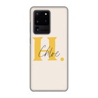 Amber Script: Volledig geprint Samsung Galaxy S20 Ultra Hoesje