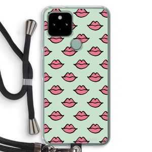 Lipjes: Pixel 5 Transparant Hoesje met koord