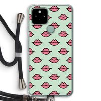 Lipjes: Pixel 5 Transparant Hoesje met koord
