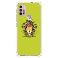 Motorola Moto G30 | G20 | G10 Stevig | Bumper Hoesje | Doggy Biscuit