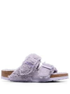 Birkenstock Claquettes Teddy Split à boucle - Violet