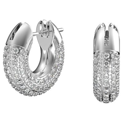 Swarovski 5618306 Oorringen Dextera Pave wit 15 mm