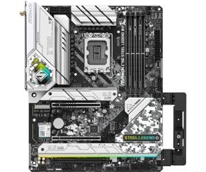 ASRock Z790 Steel Legend WiFi Moederbord Socket Intel 1700 Vormfactor ATX Moederbord chipset Intel® Z790