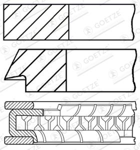 Goetze Engine Zuigerveren 08-429507-00