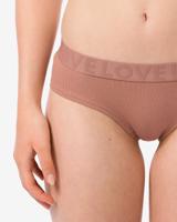 HEMA Dameshipster katoen lichtbruin (lichtbruin)