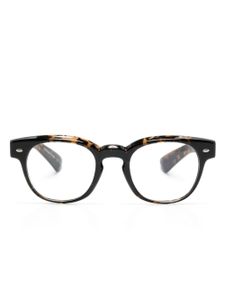 Oliver Peoples Allenby tortoiseshell-effect glasses - Noir