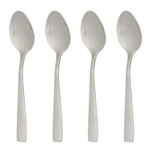 Kinvara Theelepels/dessertlepels/koffielepels - 4x - Zilver - 16 cm - RVS