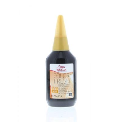 Wella Professionals Color Fresh Semi-Permanente Toning 10.39 Zeer Verhelderend Licht Blond Goud 75ml