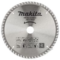 Makita Accessoires D-65632 Afkortzaagblad | div. materialen | 235x30x2,4 | 60T | 5g - D-65632