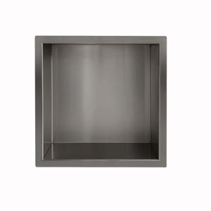 Wiesbaden inbouwnis 30x30x10cm gunmetal