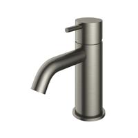 Wastafelmengkraan Hotbath Cobber 1-hendel Gebogen 14.3 cm Geborsteld Nikkel