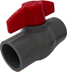 Europond PVC Kogelkraan 50mm Lijmverbinding - Duurzaam & Efficiënt voor Vijver/Zwembad