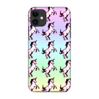 Musketon Unicorn: Volledig geprint iPhone 11 Hoesje