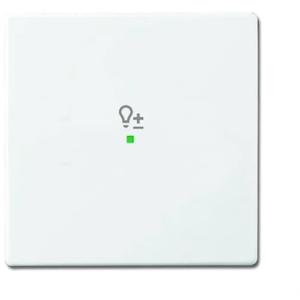 Busch-Jaeger 2CKA006220A0046 Afdekking 1-voudig free@home Verkeerswit, Wit 1 stuk(s)