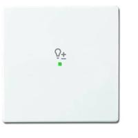 Busch-Jaeger 2CKA006220A0046 Afdekking 1-voudig free@home Verkeerswit, Wit 1 stuk(s)