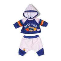 BABY born joggingpak - 43 cm - blauw