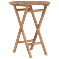 Tuintafel inklapbaar 60 cm massief teakhout