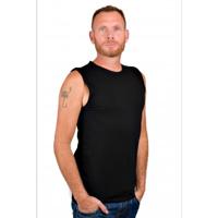 RJ Bodywear Men T-Shirt Sleeveless Black