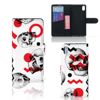 Telefoonhoesje met Naam Xiaomi Redmi 7A Skull Red