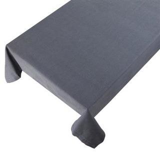 Linen & More tafelkleed indi grey 140 x 250 cm