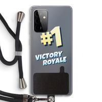 Victory Royale: Samsung Galaxy A72 5G Transparant Hoesje met koord