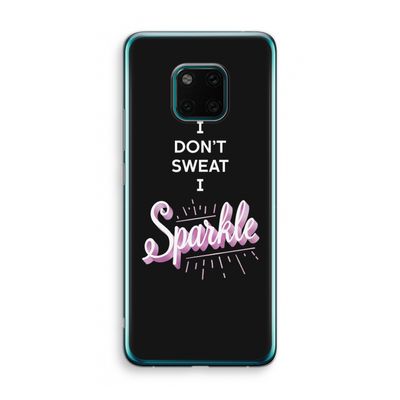 Sparkle quote: Huawei Mate 20 Pro Transparant Hoesje