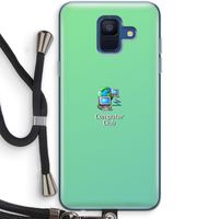 Win98: Samsung Galaxy A6 (2018) Transparant Hoesje met koord