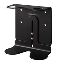 Wellmark Zeephouder Wand voor 2 zeepdispensers Mat Zwart 8720254397122 Wellmark Zeephouder Wand voor 2 zeepdispensers Mat Zwart 8720254397122