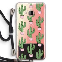 Cactus Lover: HTC U Play Transparant Hoesje met koord