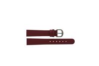 Horlogeband Danish Design IV19Q199 Leder Rood 16mm