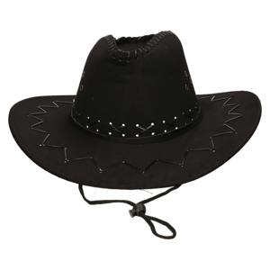 Carnaval verkleed Cowboy hoed Dallas - zwart - voor volwassenen - Western thema