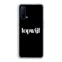 Topwijf Zwart: OnePlus Nord CE 5G Transparant Hoesje