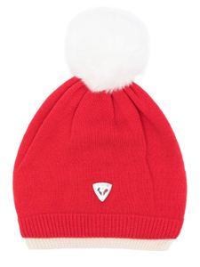 Rossignol bonnet Lasya à plaque logo - Rouge