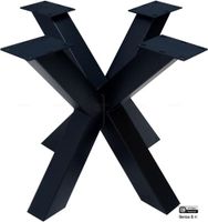 Tafelpoot/poten | Unique | Industrieel | 87 x 87 x 70 cm - thumbnail