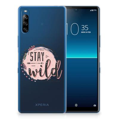 Sony Xperia L4 Telefoonhoesje met Naam Boho Stay Wild Sony Xperia L4 Telefoonhoesje met Naam Boho Stay Wild